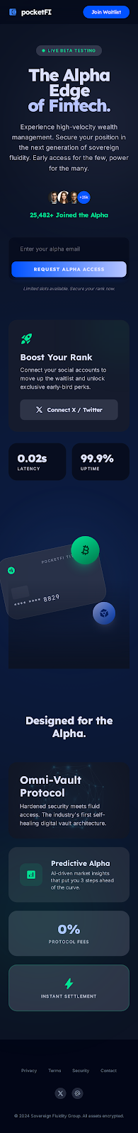 Preview of PocketFi demo